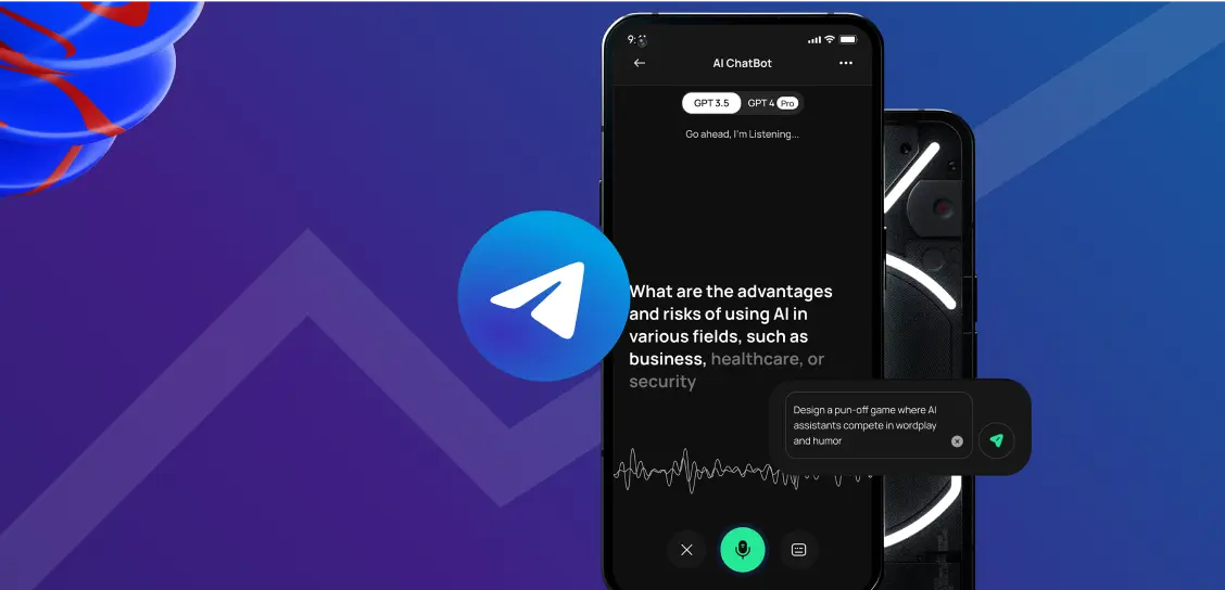 Telegram app development